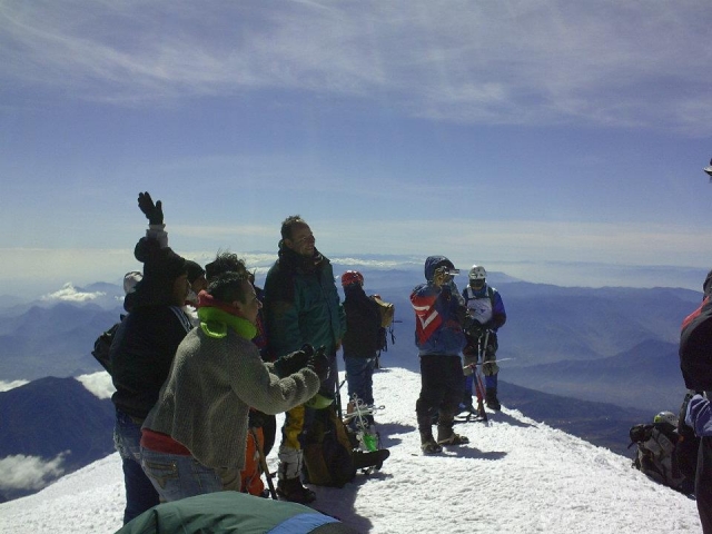 Conquistando la cima